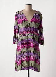 Rochie scurtă mâneci 3/4 mâneci 3/4 violet LA PETITE ETOILE femeie
