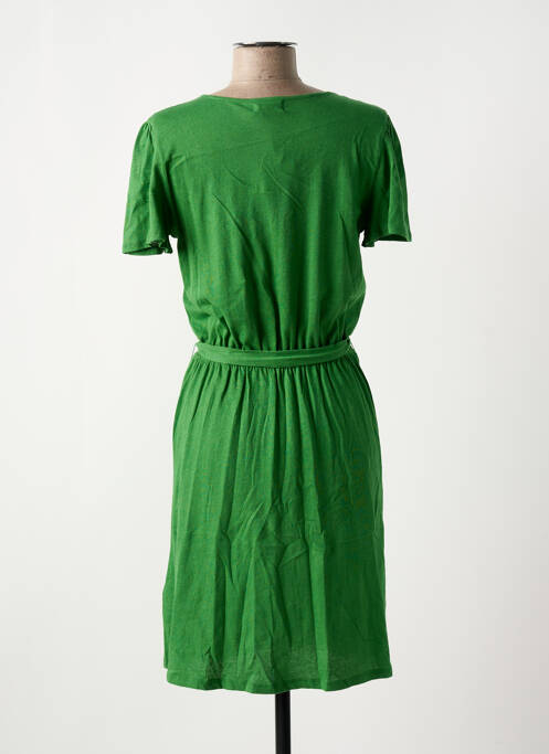 Rochie midi verde DES PETITS HAUTS femeie