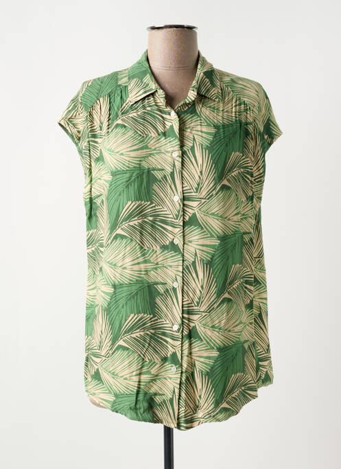 Cămașă mâneci scurte mâneci scurte verde HARTFORD femme