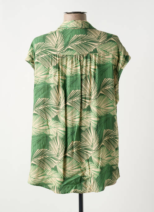 Cămașă mâneci scurte mâneci scurte verde HARTFORD femme