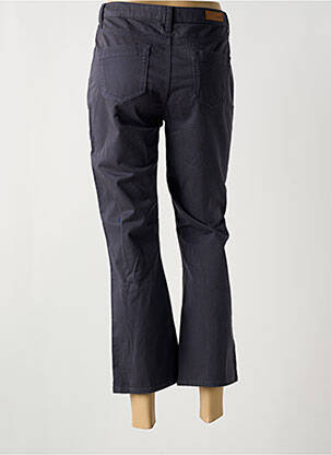 Pantalon 7/8 talie cu cleme talie joasă gri HAPPY femeie