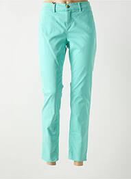 Pantalon chino talie joasă talie joasă albastru HAPPY femeie
