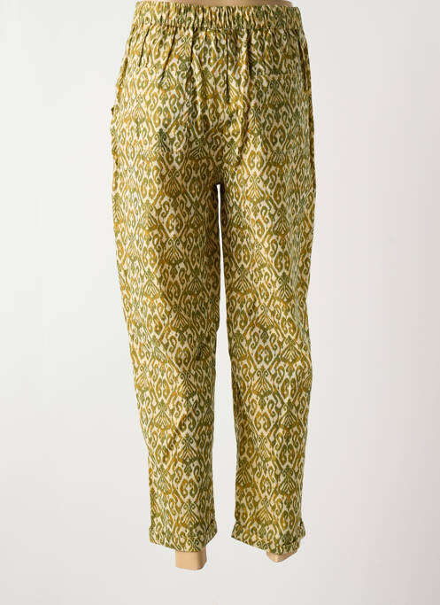 Pantalon drept verde LA PETITE ETOILE femeie