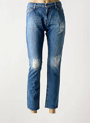 Blugi cu croială slim albastru ACQUAVERDE femeie