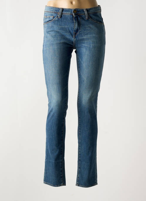 Blugi cu croială slim albastru ACQUAVERDE femeie