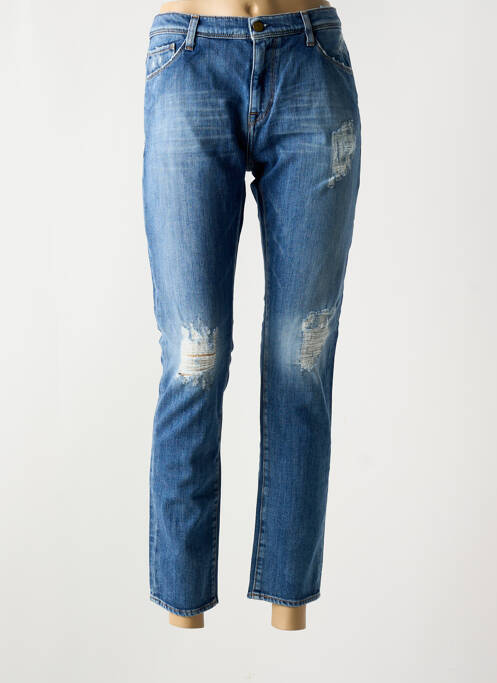 Blugi cu croială slim albastru ACQUAVERDE femeie