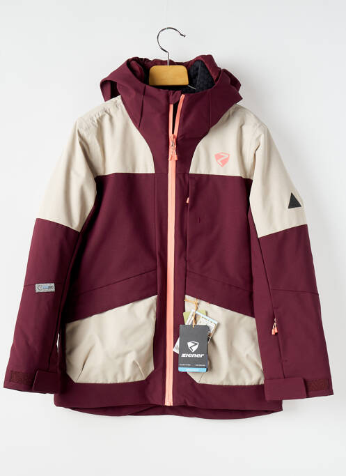 Geacă matlasată roșu ZIENER fată