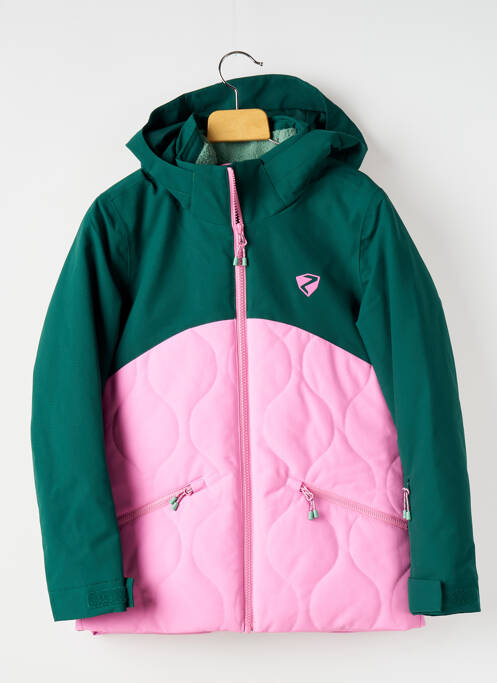 Geacă matlasată roz ZIENER fată