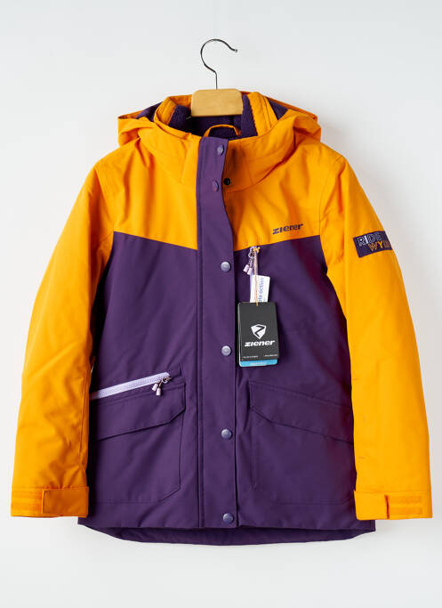 Geacă matlasată violet ZIENER fată