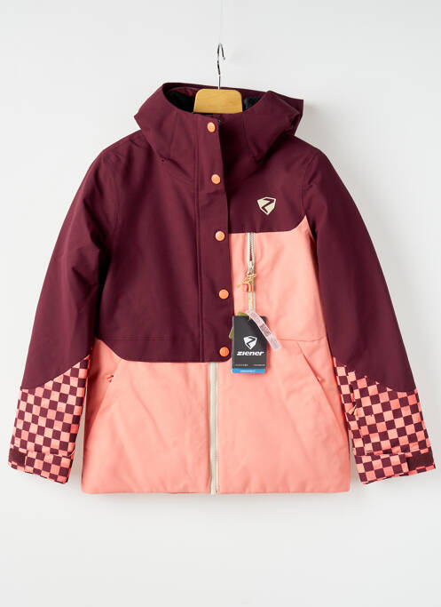 Geacă matlasată roșu ZIENER fată