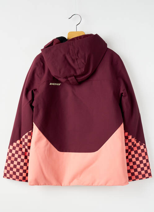 Geacă matlasată roșu ZIENER fată