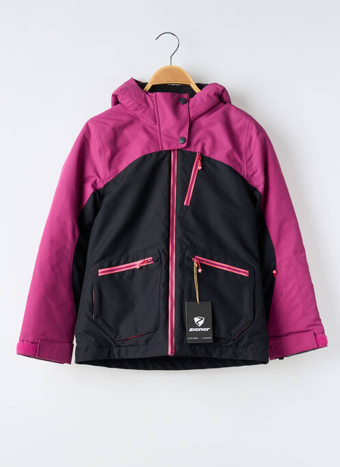 Geacă matlasată violet ZIENER fată