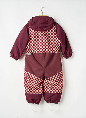 Salopetă-pantalon țesătură poplin mâneci lungi violet ZIENER copil