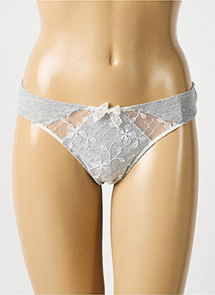 Tanga elasticitate gri BARBARA femeie