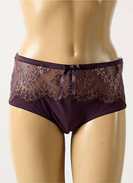 Shorty efect material satinat violet MARIE JO femme