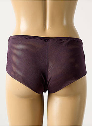 Shorty efect material satinat violet MARIE JO femeie