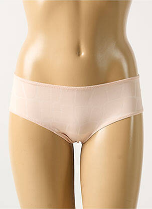 Shorty efect material satinat culoare piersică MARIE JO femeie