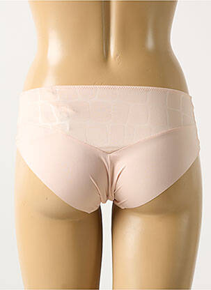 Shorty efect material satinat culoare piersică MARIE JO femeie