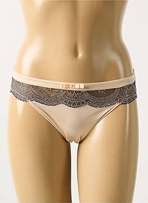 Chilot efect material satinat culoare piersică MARIE JO femeie