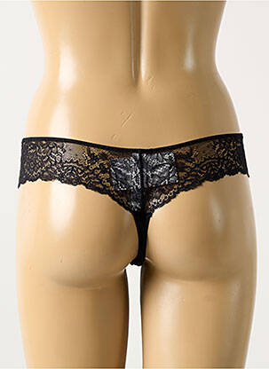Tanga elasticitate negru MARIE JO femeie