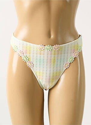 Tanga elasticitate galben MARIE JO femeie