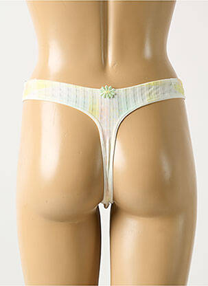 Tanga elasticitate galben MARIE JO femeie