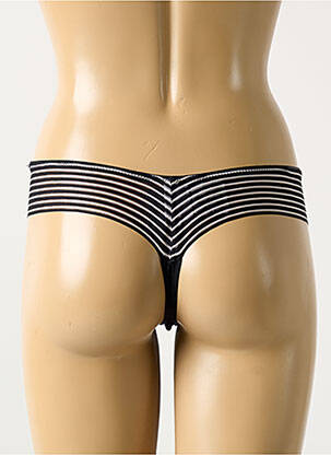 Tanga elasticitate negru MARIE JO femeie