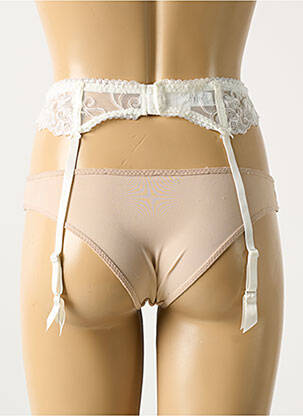 Corset/jartieră broderie alb AUBADE femeie