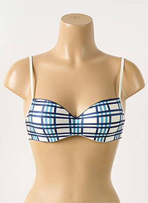 Sutien efect material satinat top sutien modelat albastru MARIE JO femeie