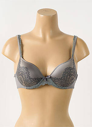 Sutien efect material satinat top sutien modelat gri MARIE JO femeie