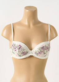 Sutien efect material satinat top sutien modelat alb MARIE JO femeie