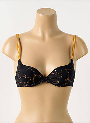 Sutien efect material satinat top sutien modelat negru MARIE JO femeie