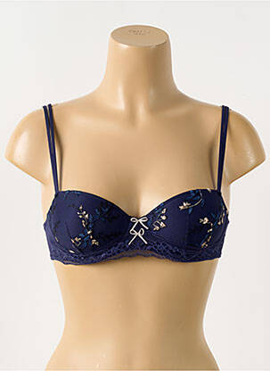 Sutien efect material satinat top sutien modelat albastru MARIE JO femeie
