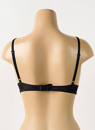 Sutien fără armatură top sutien push-up negru SLOGGI femeie