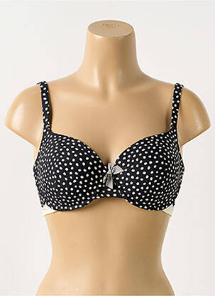 Sutien efect material satinat top sutien modelat negru VANITY FAIR femeie