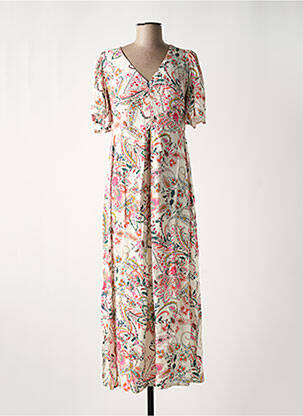 Rochie lungă bej ELORA femeie