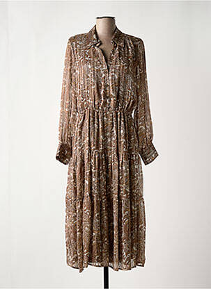 Rochie midi maro ELORA femeie