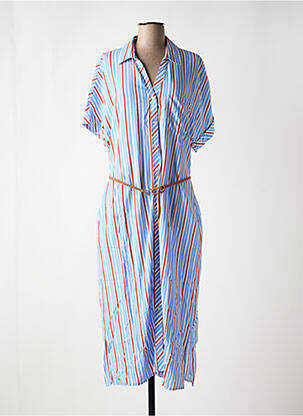 Rochie lungă albastru ELORA femeie