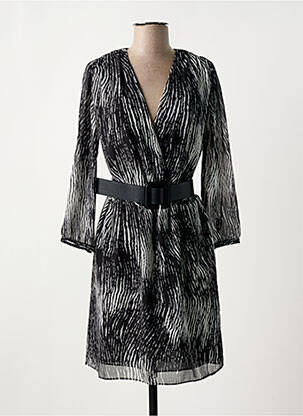 Rochie scurtă mâneci lungi mâneci lungi negru ELORA femeie