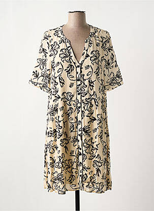 Rochie scurtă bej ELORA femeie