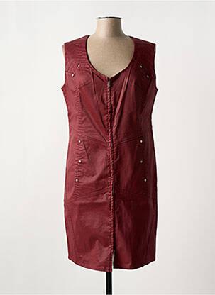 Rochie midi roșu ELORA femeie