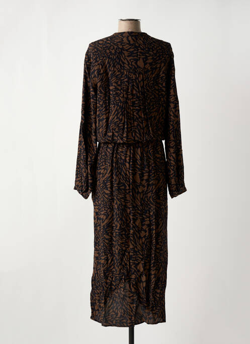 Rochie lungă maro ELORA femeie