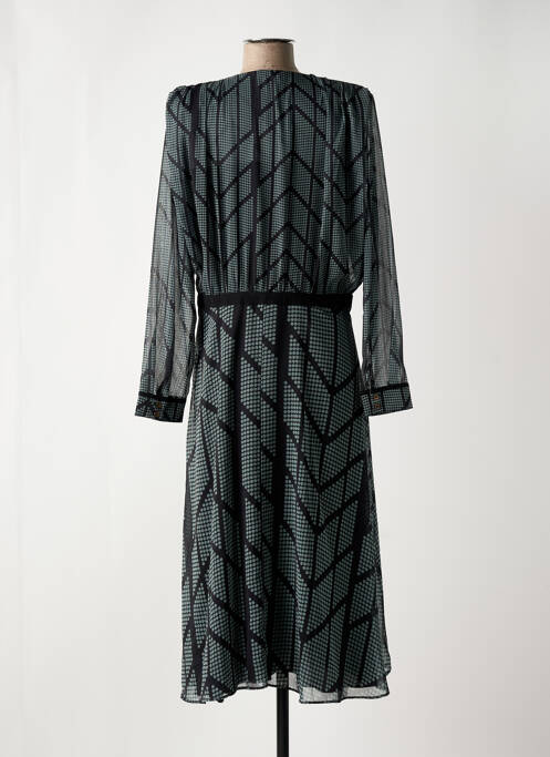 Rochie lungă negru ELORA femeie