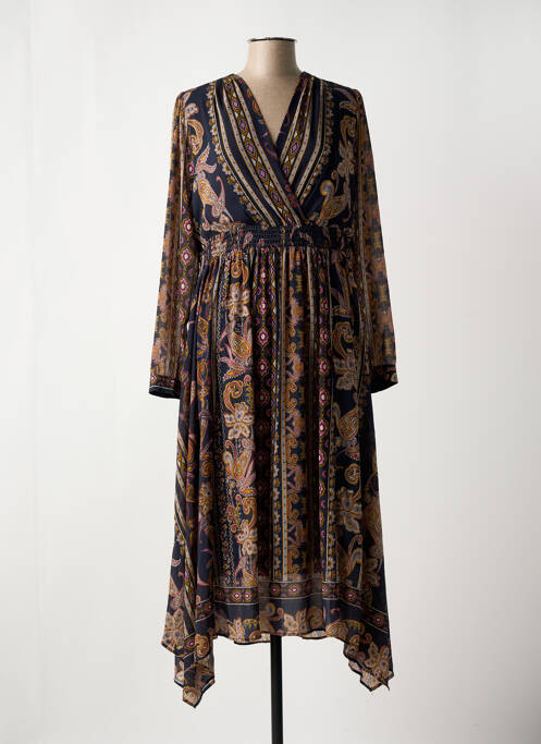 Rochie lungă negru ELORA femeie