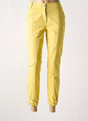 Pantalon slim galben ELORA femeie