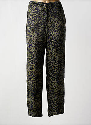 Pantalon larg verde ELORA femeie