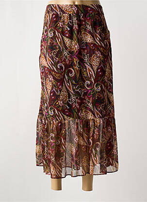 Fustă lungă roșu ELORA femeie