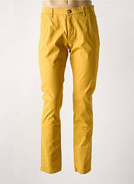 Pantalon chino elasticitate mărime normală galben ELORA homme
