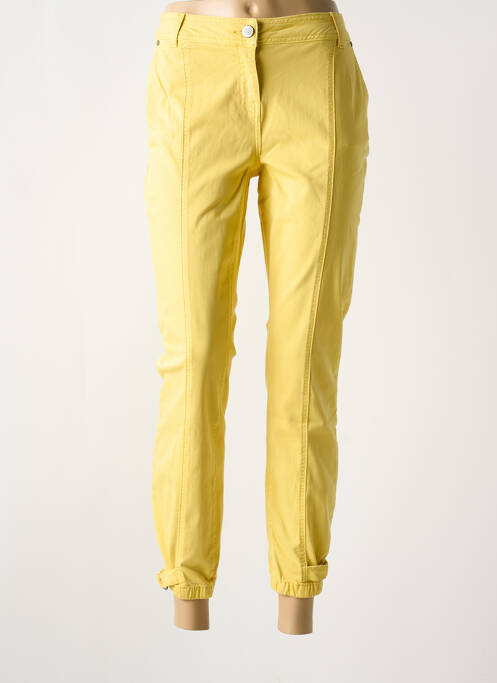 Pantalon slim galben ELORA femeie