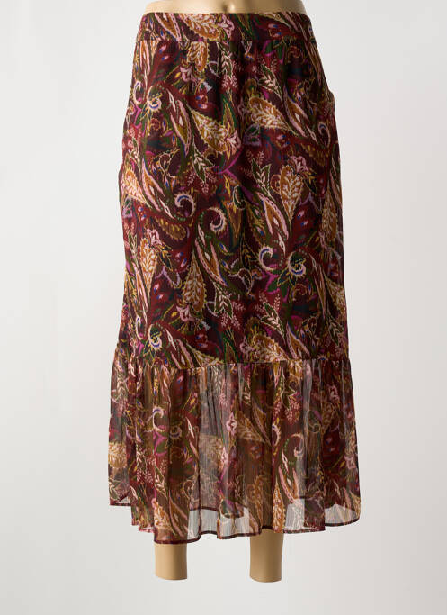 Fustă lungă roșu ELORA femeie